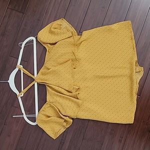 Mustard Maurices Blouse